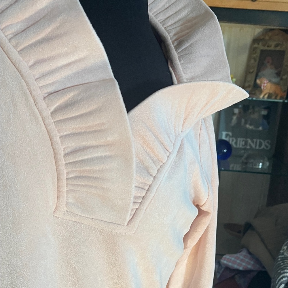 Elegant Ruffled Collar Blouse - Picture 2 of 5